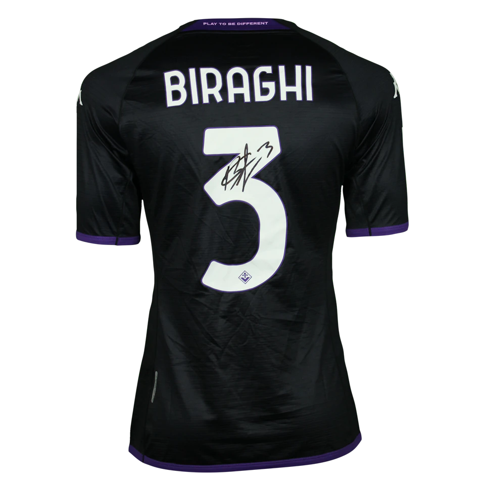 来自ACF Fiorentina的Cristiano Biraghi球衣