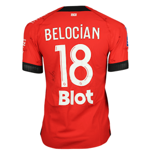 Jeanuel Belocian Stade Rennais F.C. shirt