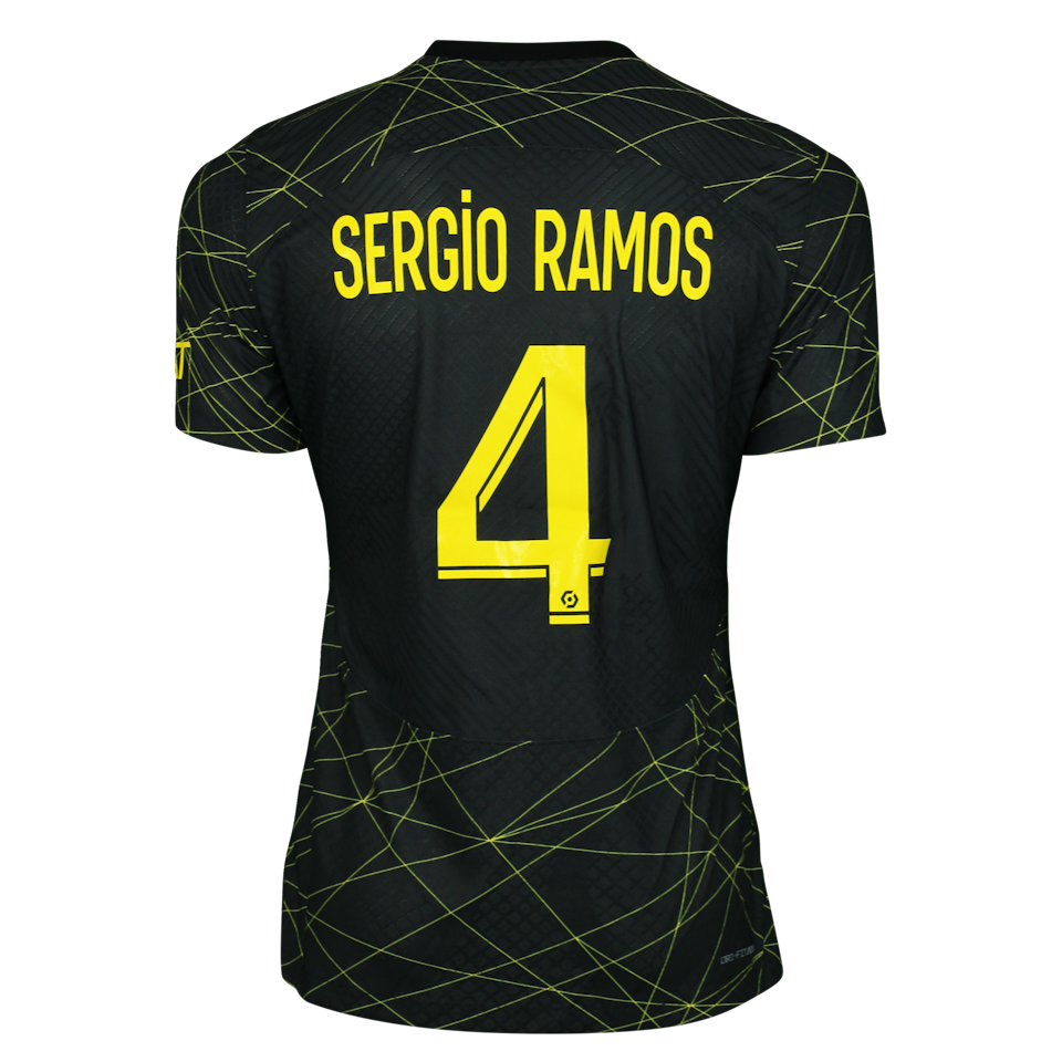 Sergio Ramos Paris Saint-Germain shirt
