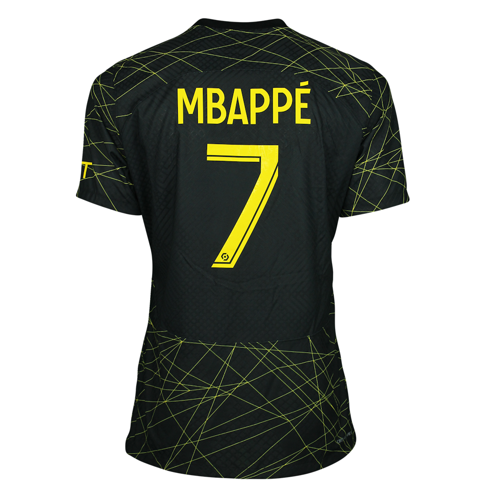 Kylian Mbappé  Paris Saint-Germain shirt