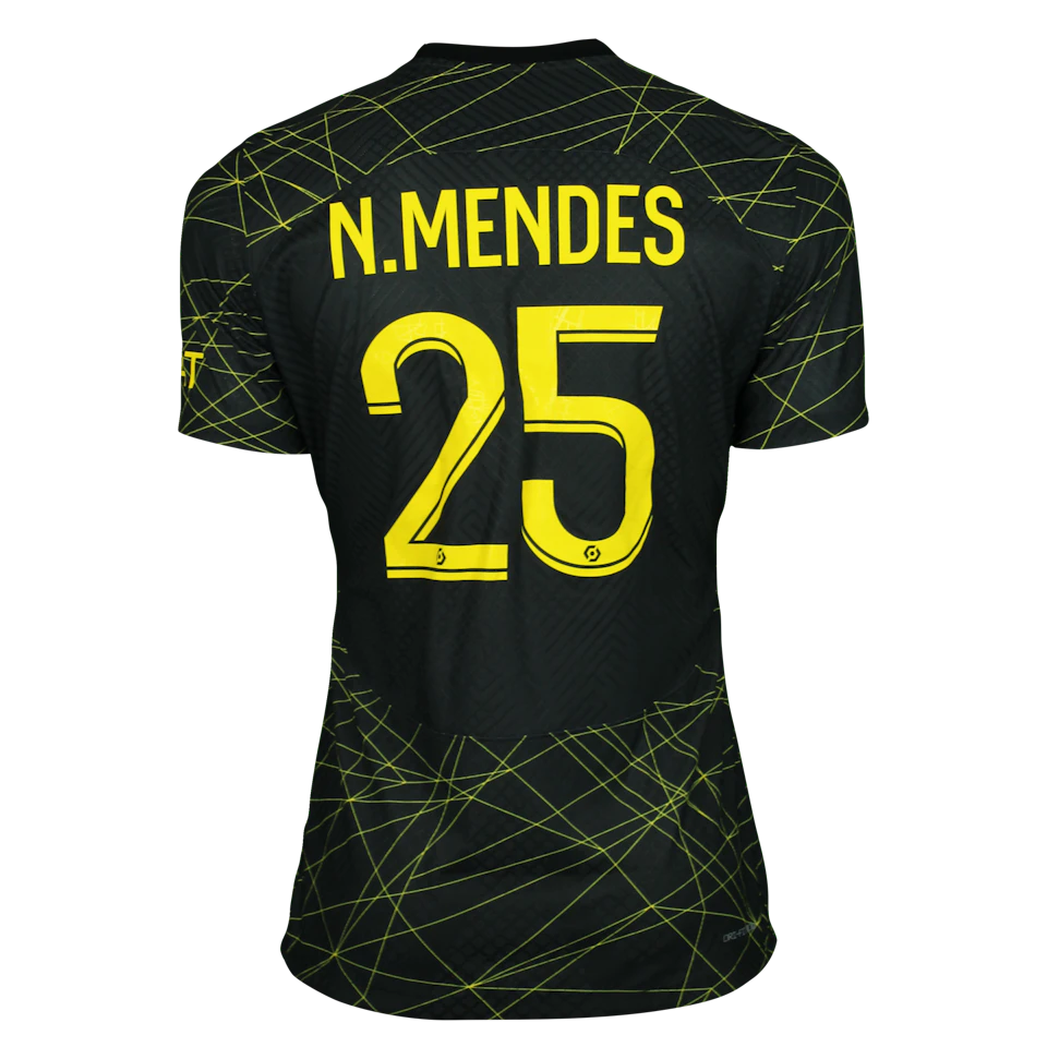 Nuno Mendes Paris Saint-Germain jersey