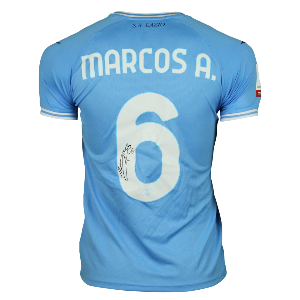Lazio 팀의 Marcos Antonio Silva Santos 셔츠
