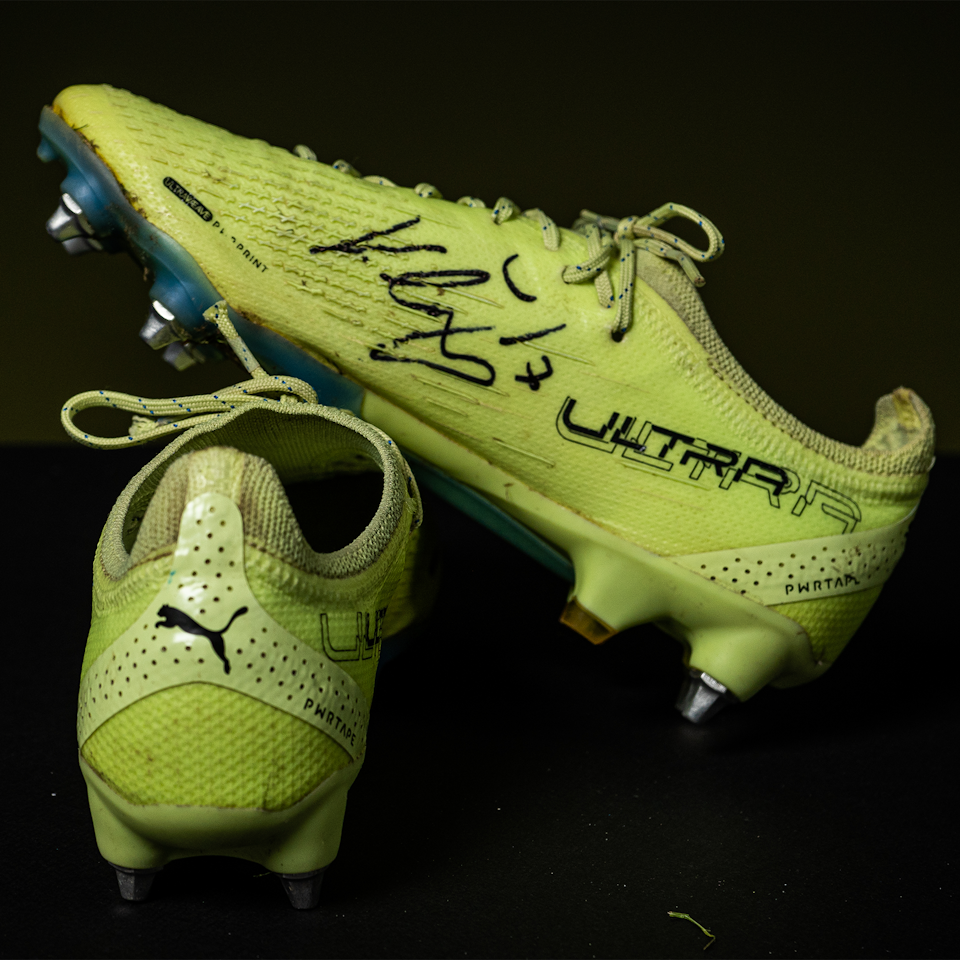 Match Worn Boots - Václav Černý