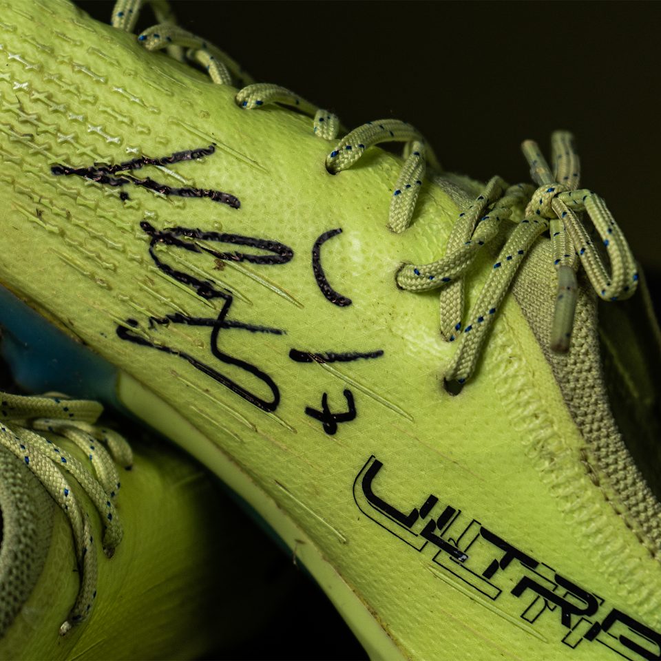 Match Worn Boots - Václav Černý