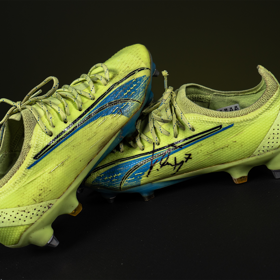 Match Worn Boots - Václav Černý