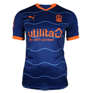 Robert Apter Blackpool shirt