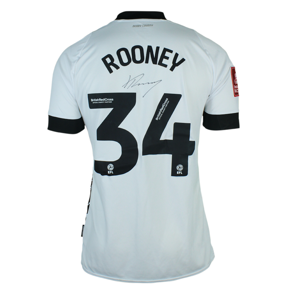 Jake Rooney Derby County shirt