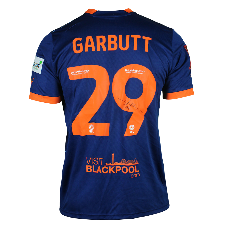 Luke Garbutt Blackpool jersey