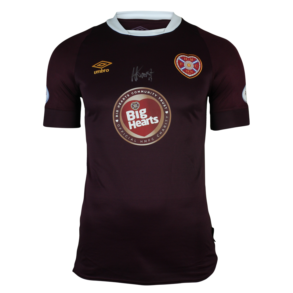 Alan Forrest Heart of Midlothian shirt