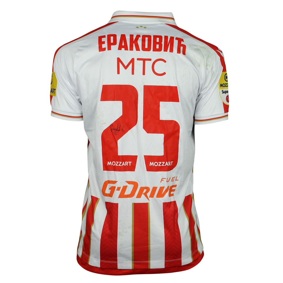 Strahinja Eraković FK Crvena zvezda shirt