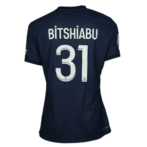 El Chadaille Bitshiabu Paris Saint-Germain shirt