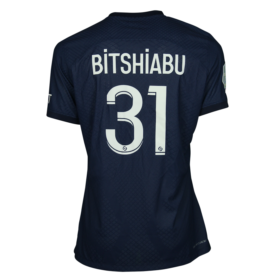 El Chadaille Bitshiabu Paris Saint-Germain shirt