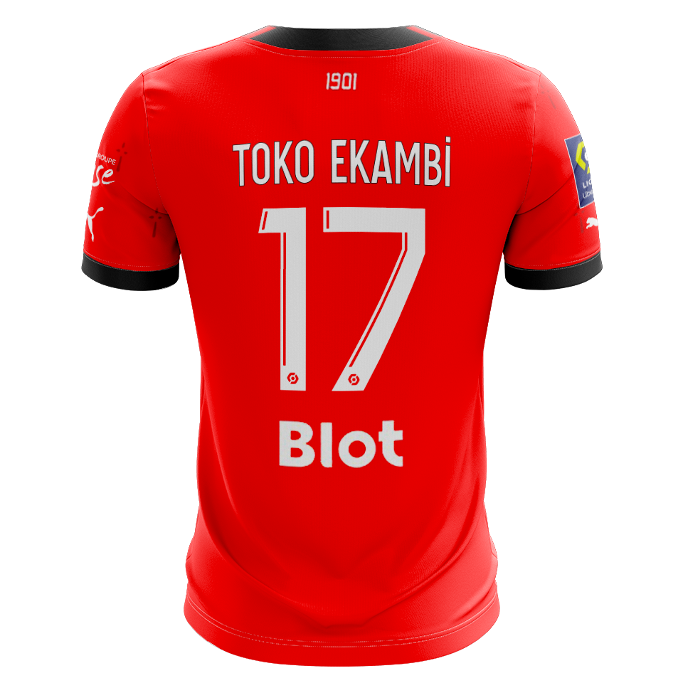 Camisa de Karl Toko Ekambi Stade Rennais F.C.