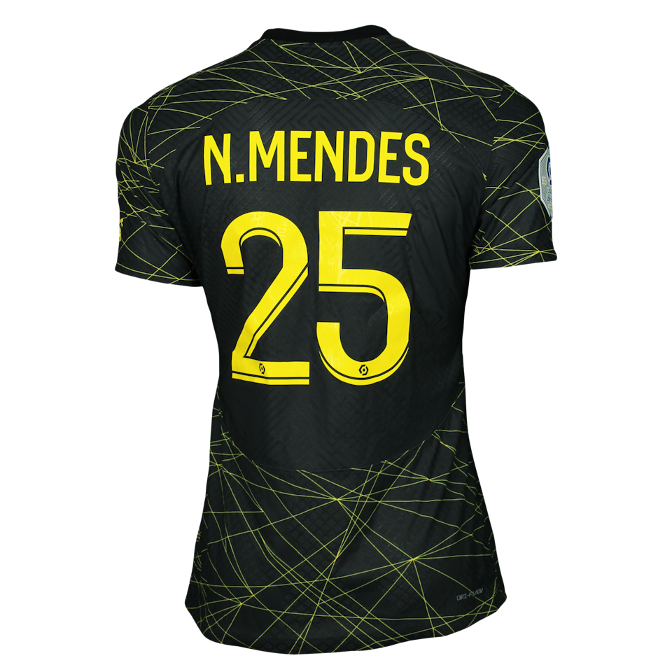 Nuno Mendes Paris Saint-Germain camisa.