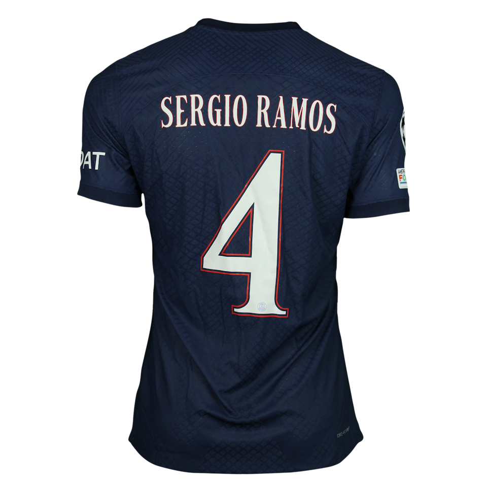 Sergio Ramos Paris Saint-Germain shirt