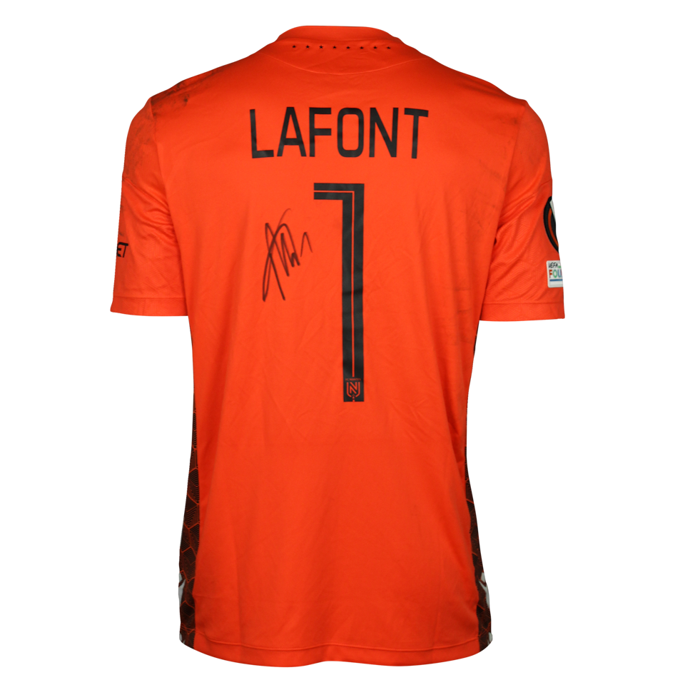 FC Nantes 팀의 Alban Lafont 셔츠