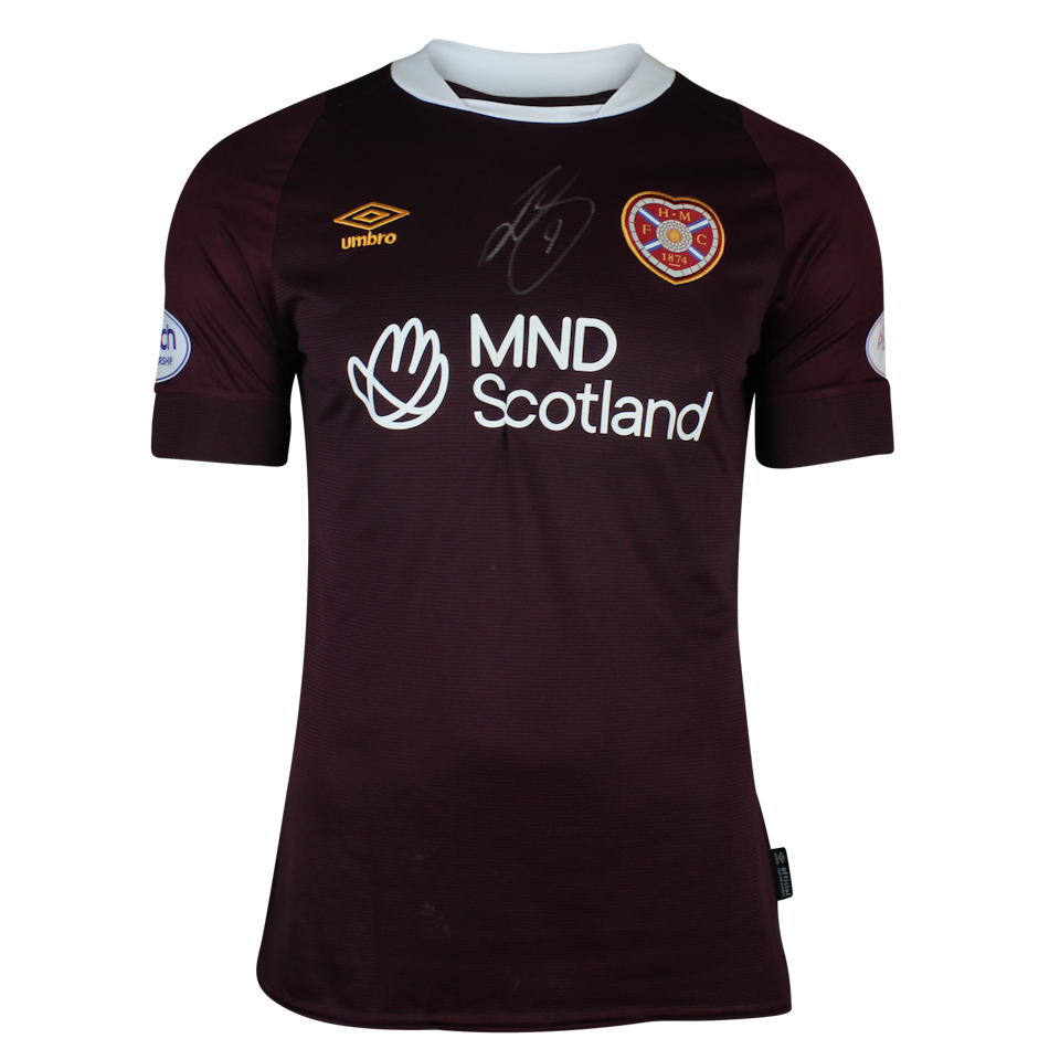 Lawrence Shankland Heart of Midlothian shirt