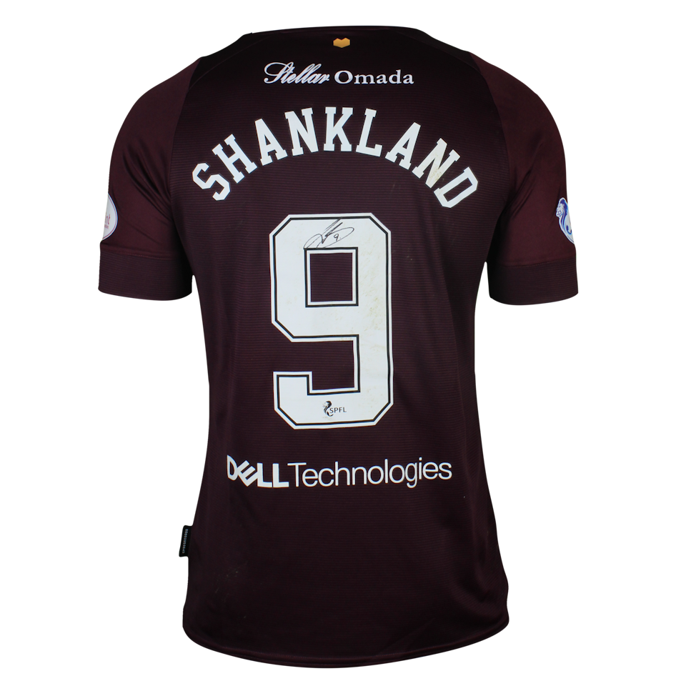 Lawrence Shankland Heart of Midlothian shirt