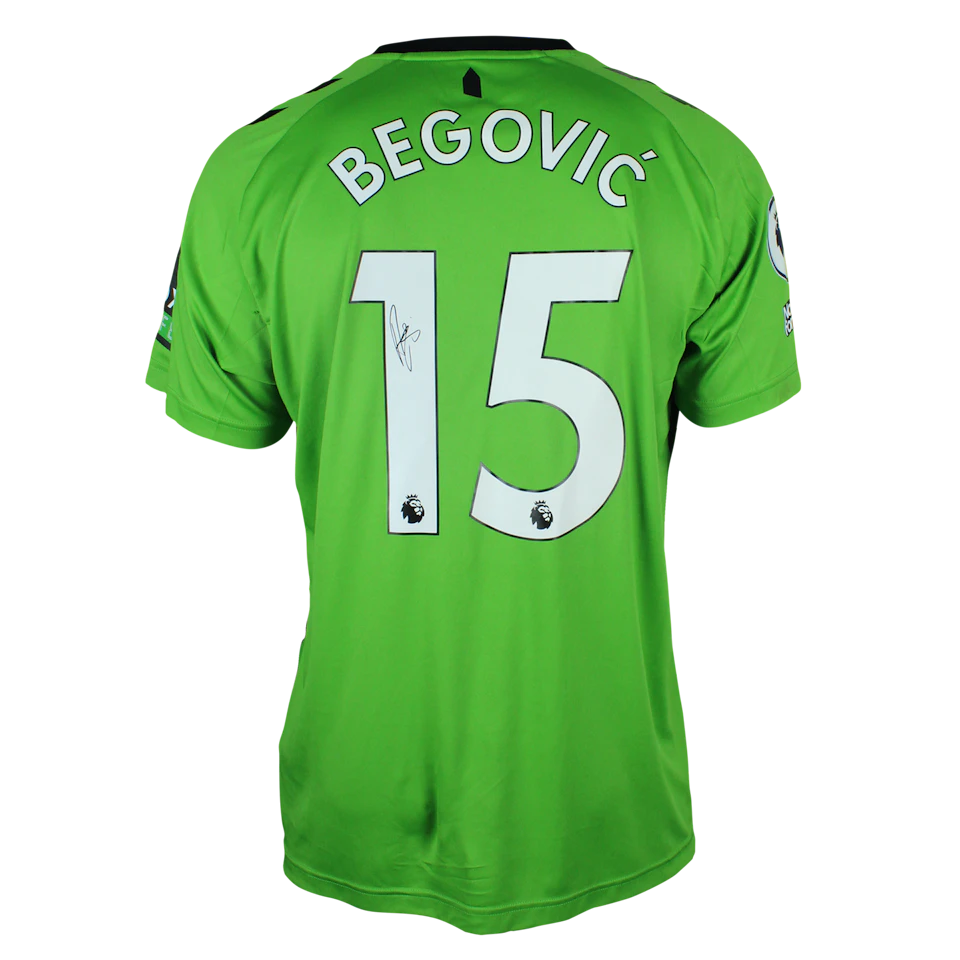 Maillot Bosnie-Herzégovine #1 Asmir Begovic - Legea, XL, Vert (Neuf)