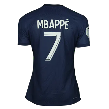 Kylian Mbappé Paris Saint-Germain shirt