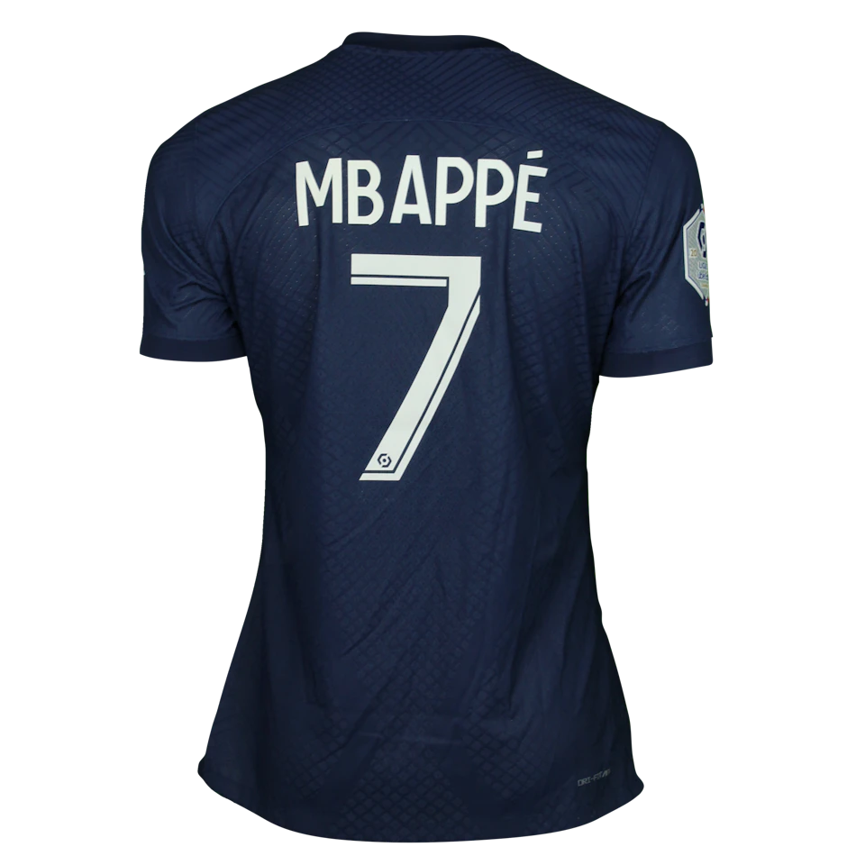 Kylian Mbappé Paris Saint-Germain shirt