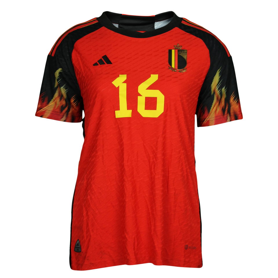 Marie Detruyer Belgian Red Flames shirt