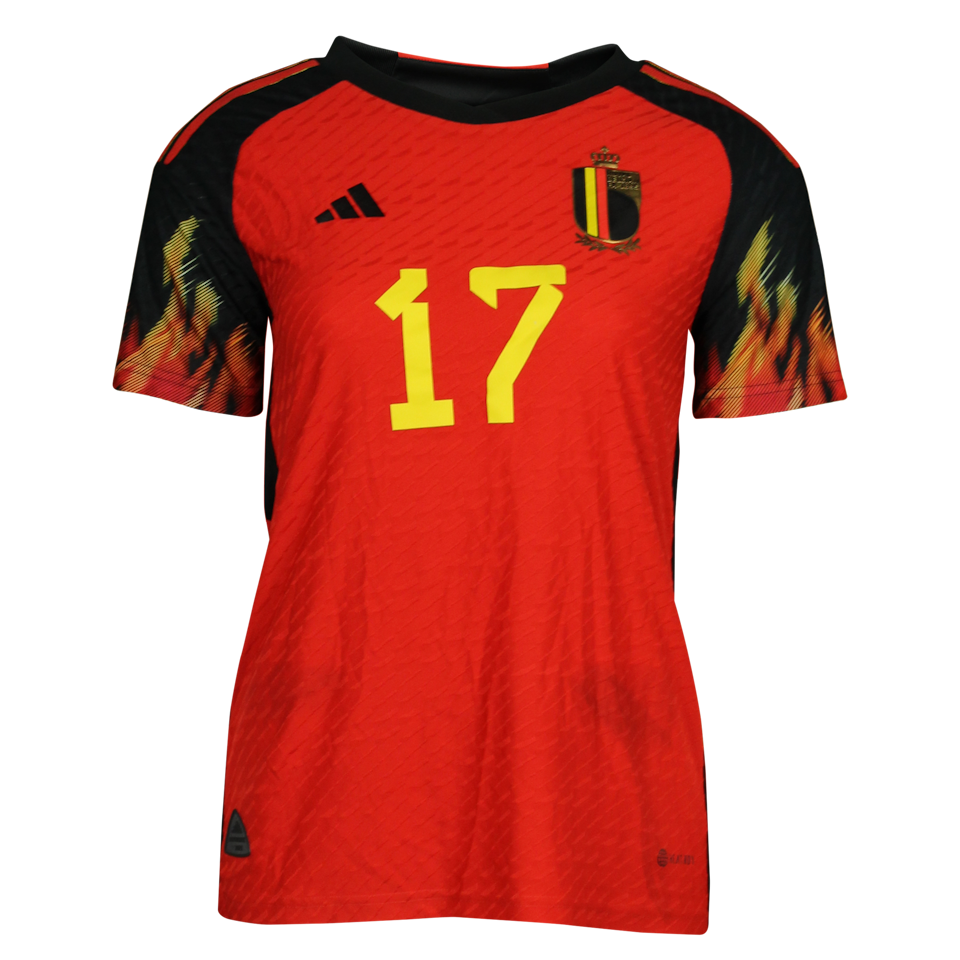 Jill Janssens Belgian Red Flames shirt