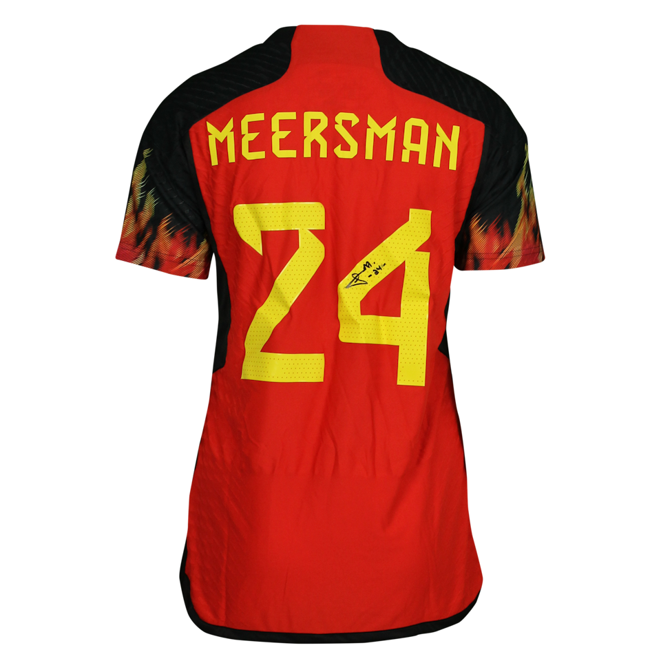 Fran Meersman Belgian Red Flames shirt