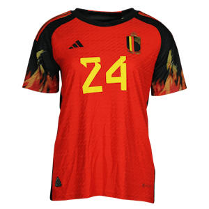 Fran Meersman Belgian Red Flames shirt