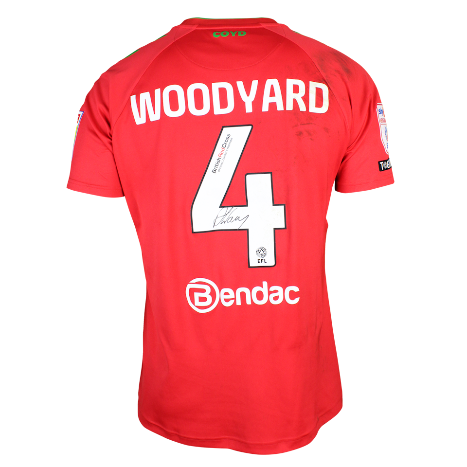 Alex Woodyard AFC Wimbledon jersey