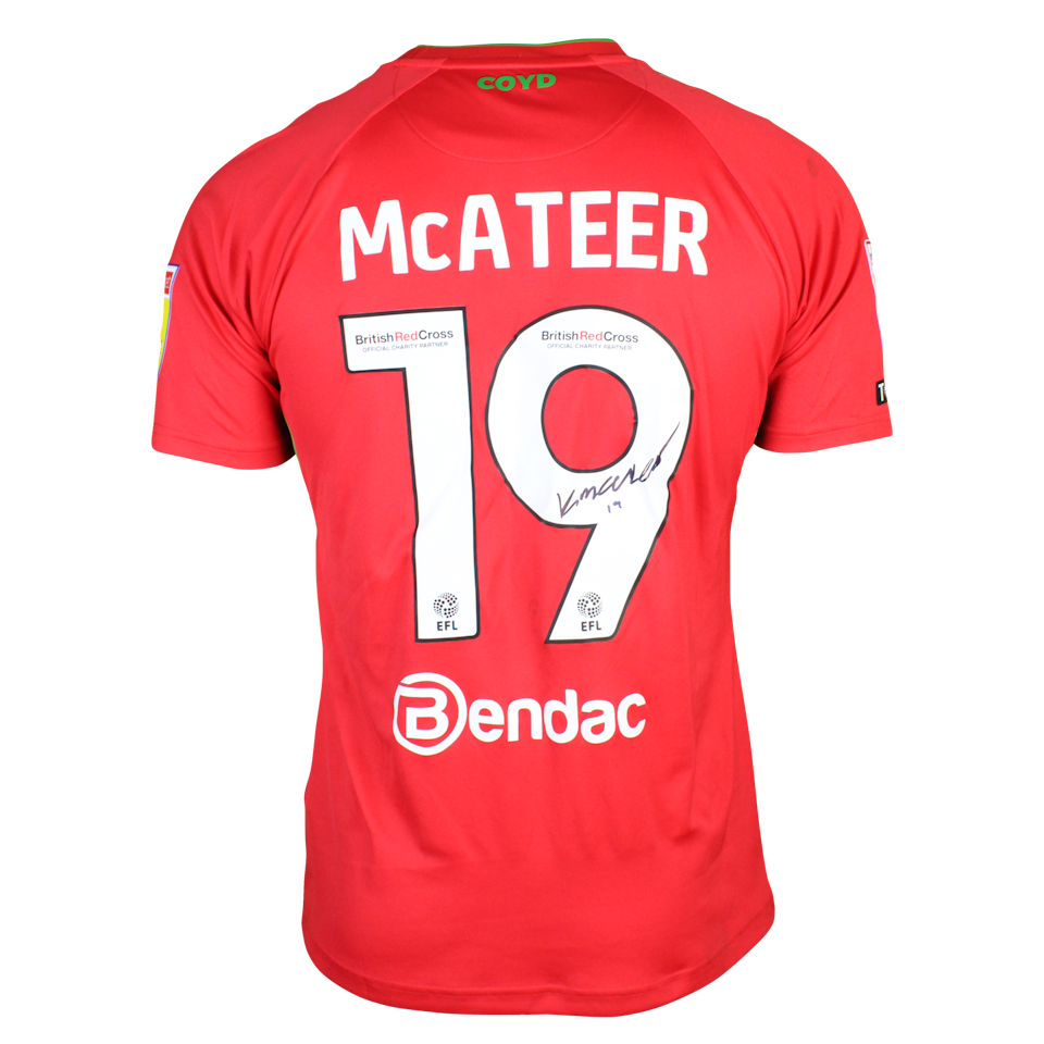 Kasey McAteer AFC Wimbledon shirt