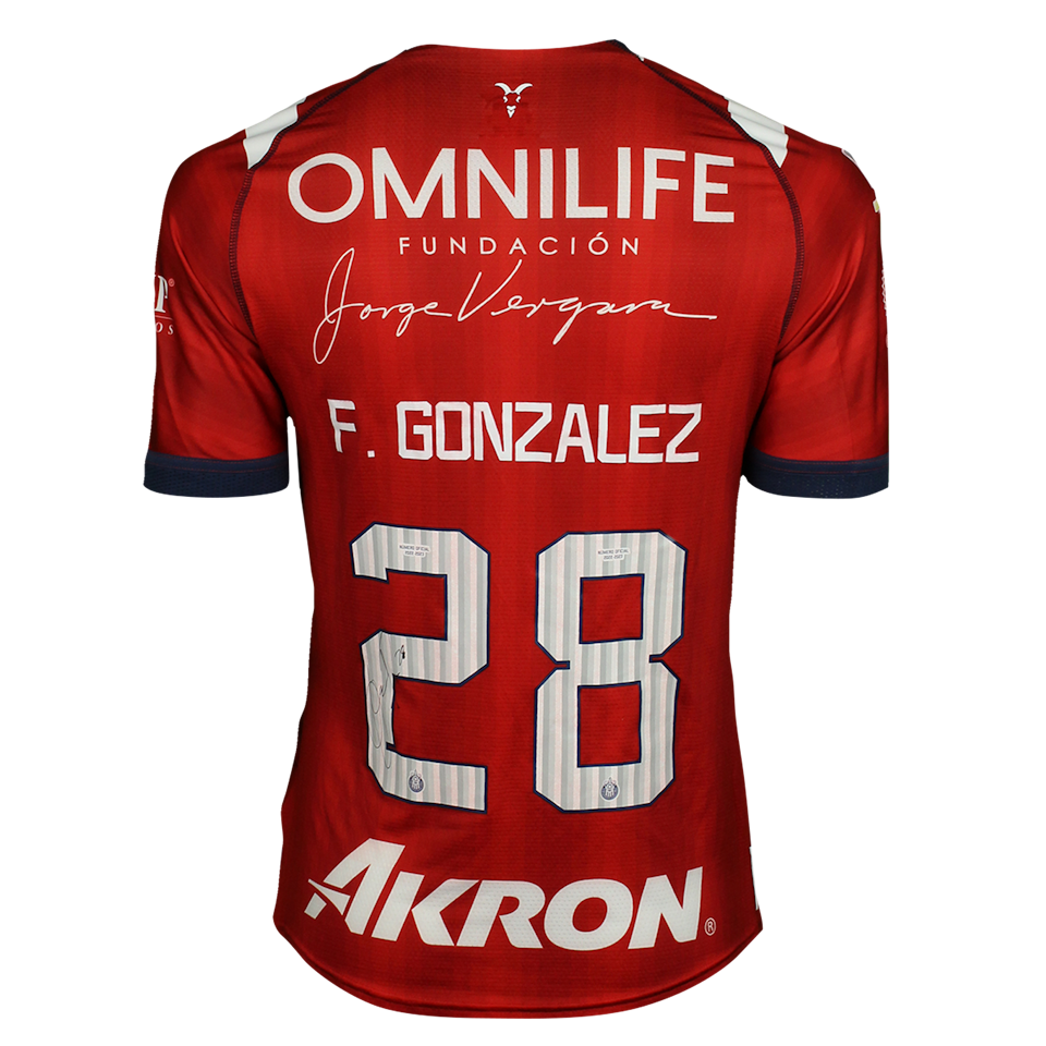 Fernando Rubén González Pineda Chivas Guadalajara jersey