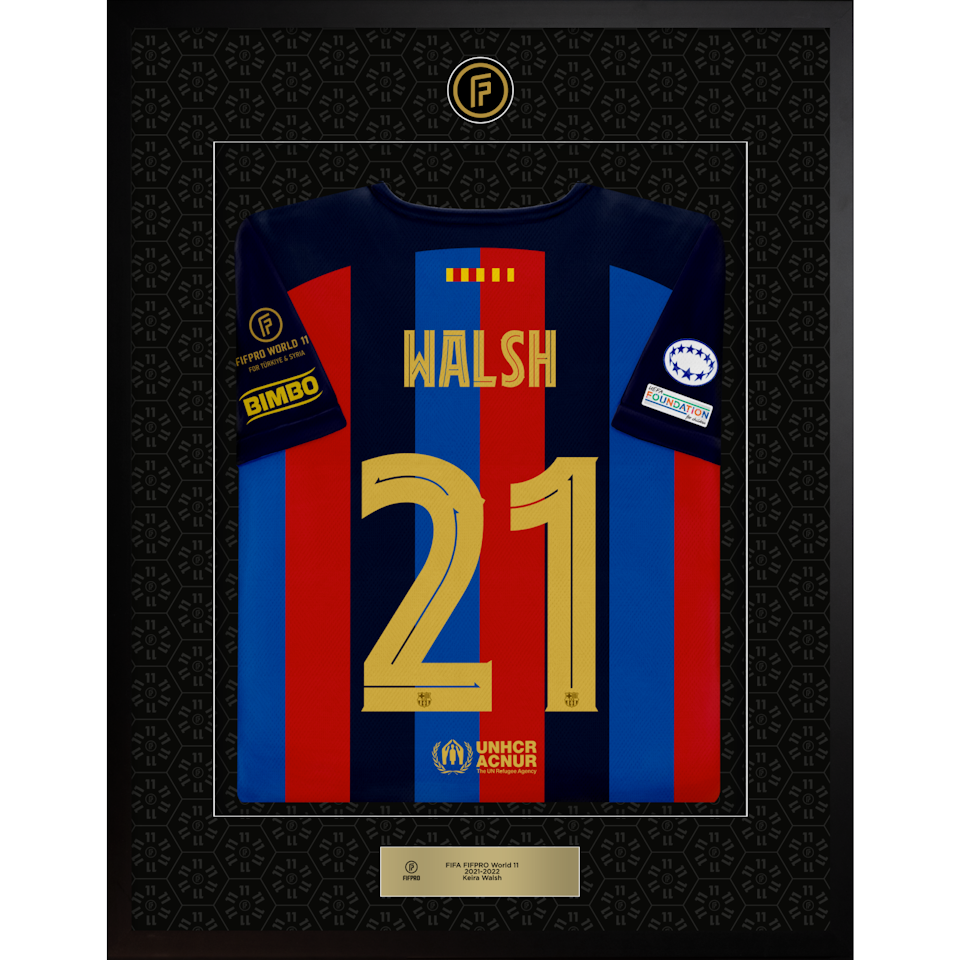 Keira Walsh - World 11 - Framed Signed Shirt
