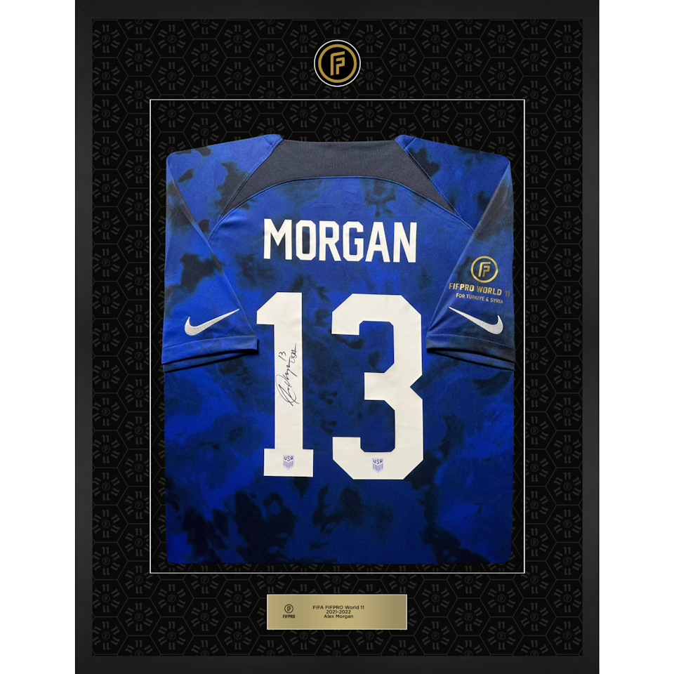 Alex Morgan - World 11 - Framed Signed Shirt