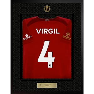 Virgil van Dijk - World 11 - Framed Signed Shirt