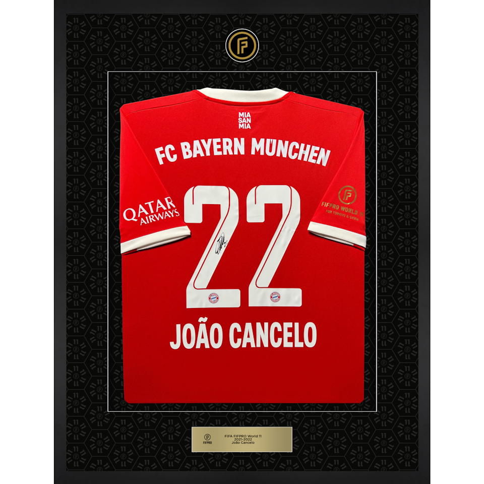 Joao Cancelo - World 11 - Framed Signed Shirt
