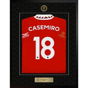 Casemiro - World 11 - Framed Signed Shirt