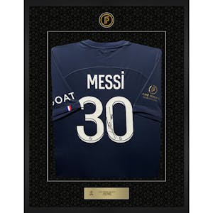 Lionel Messi - World 11 - Framed Signed Shirt