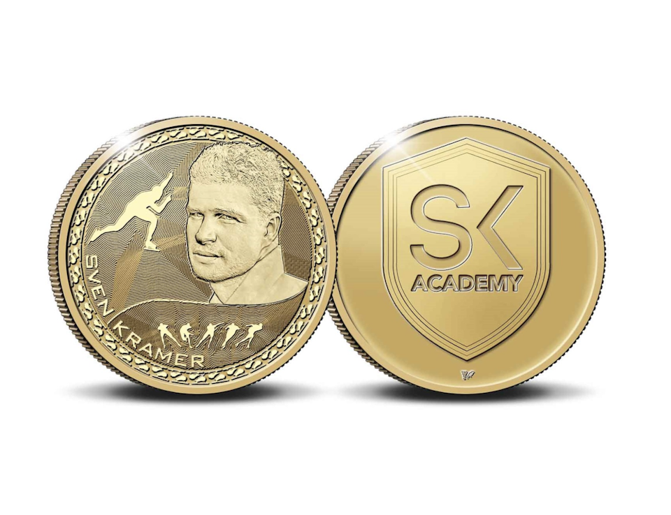 Sven Kramer 0.5 ounce Golden Coin