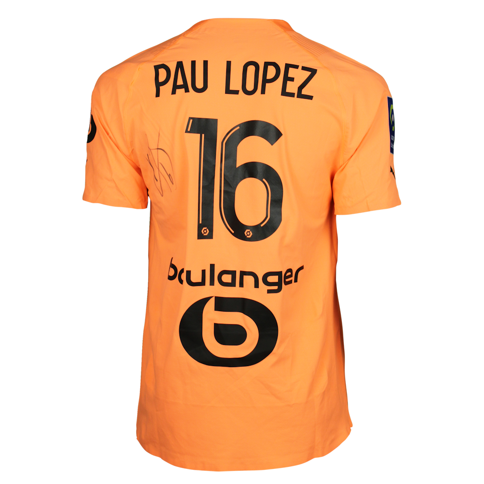 Olympique de Marseille 팀의 Pau López 셔츠