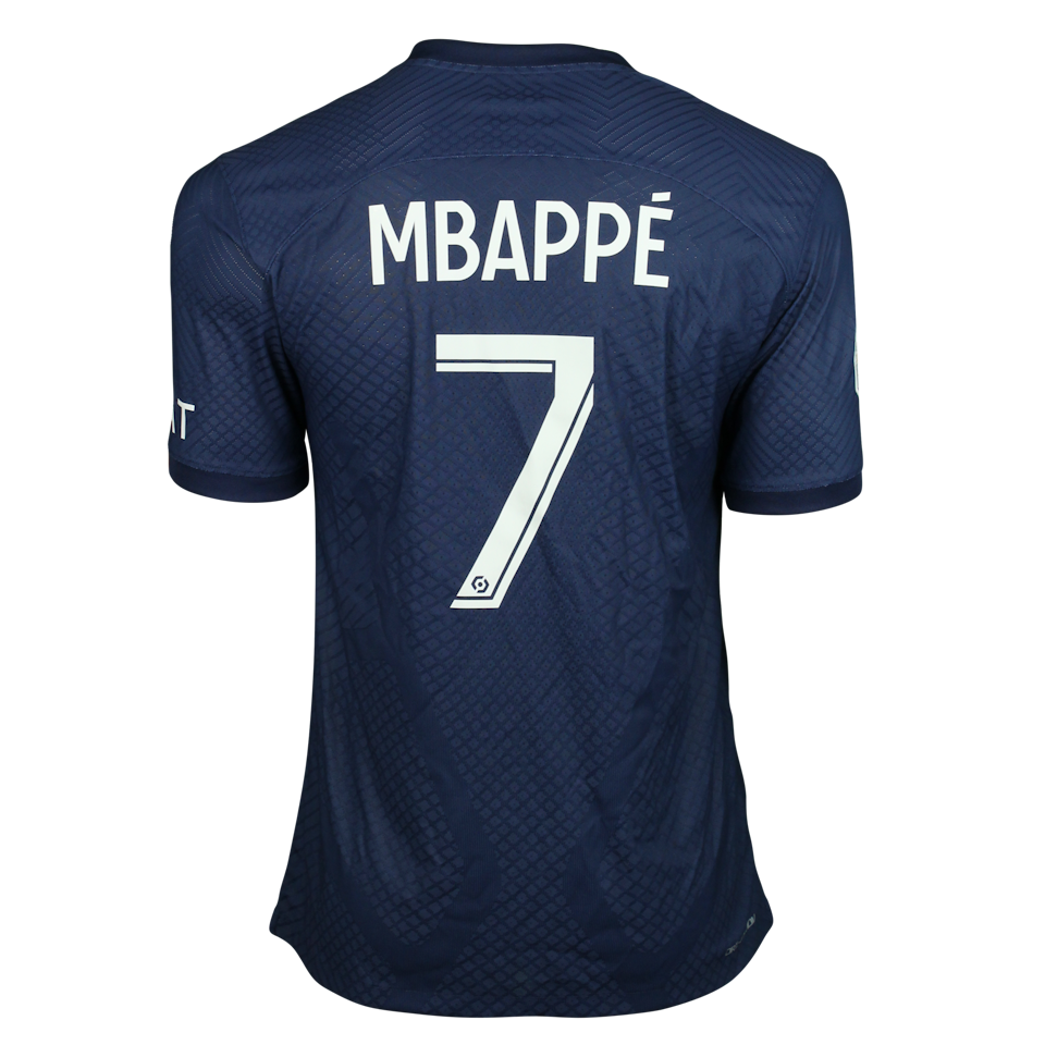 Kylian Mbappé  Paris Saint-Germain shirt
