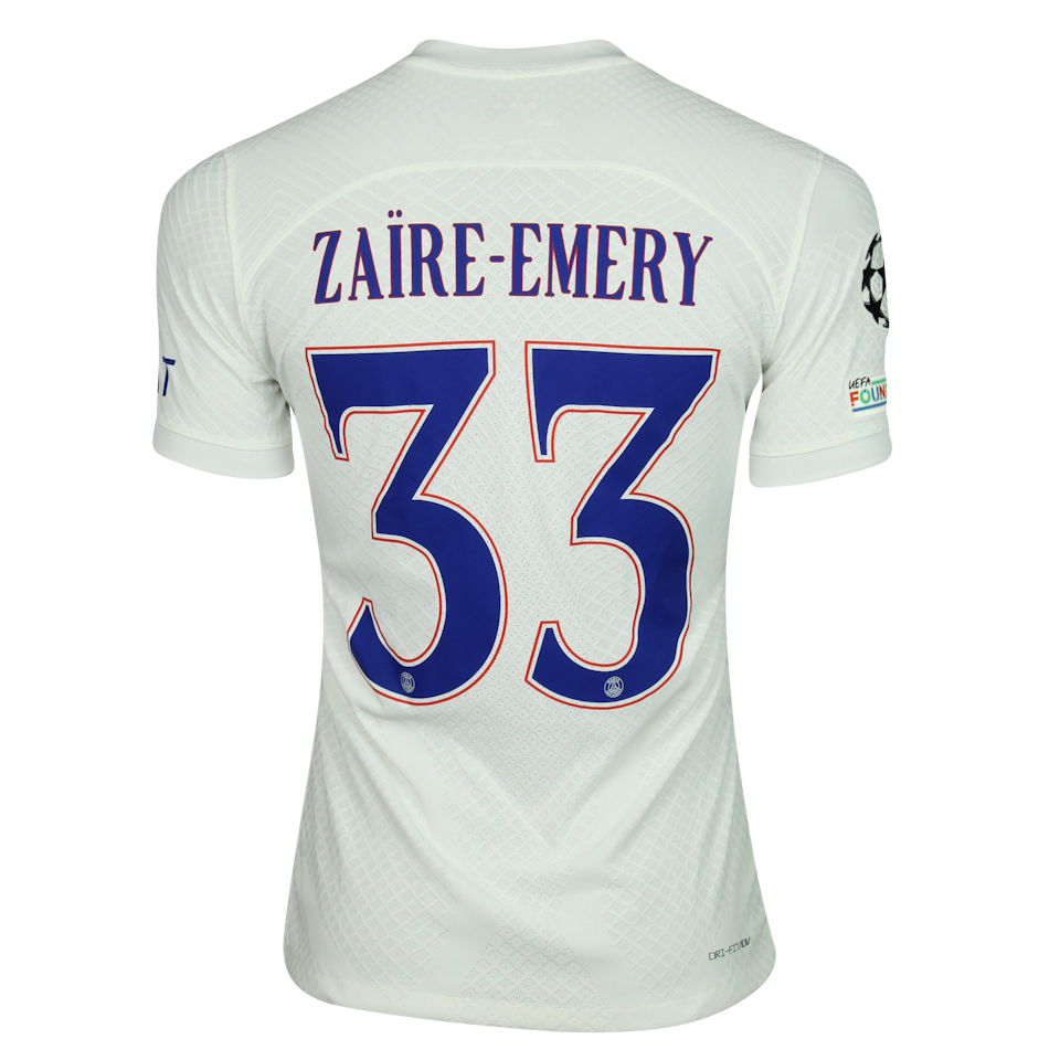Warren Zaire Emery Paris Saint-Germain shirt