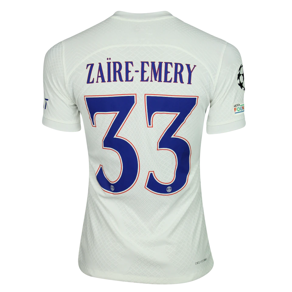 来自Paris Saint-Germain的Warren Zaïre-Emery球衣