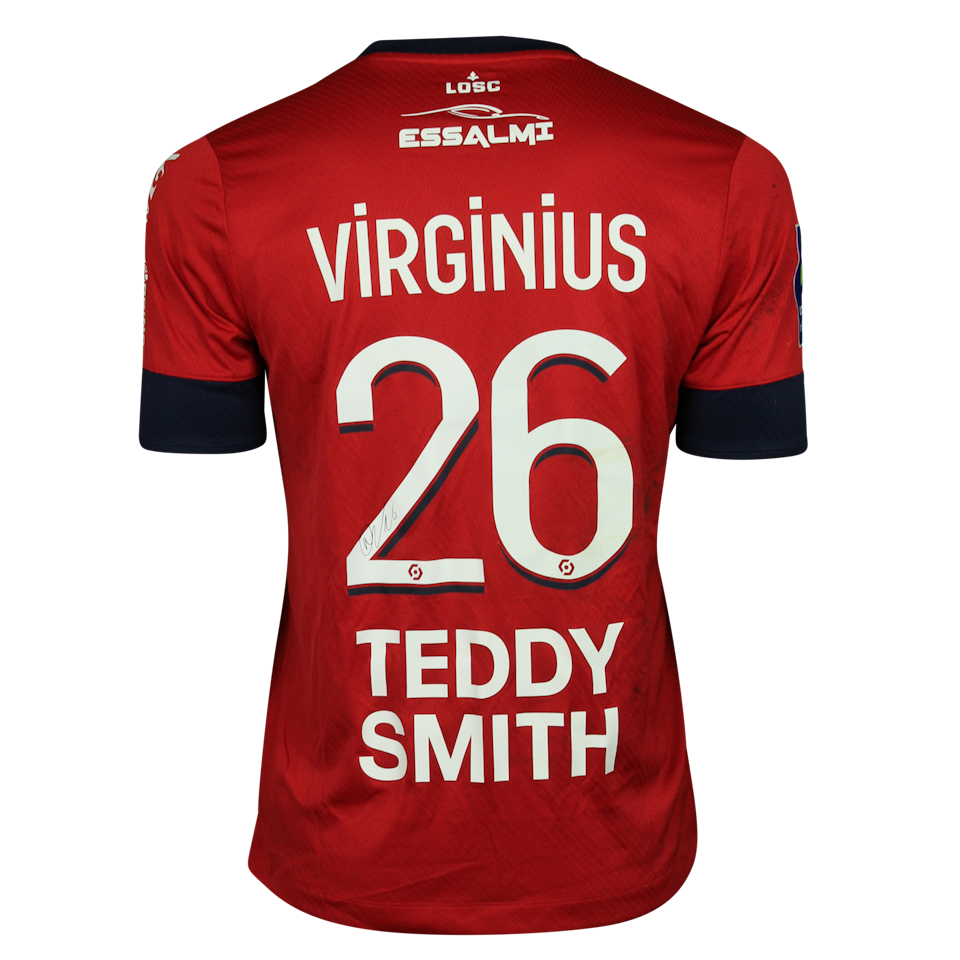 Alan Virginius LOSC Lille camisa.