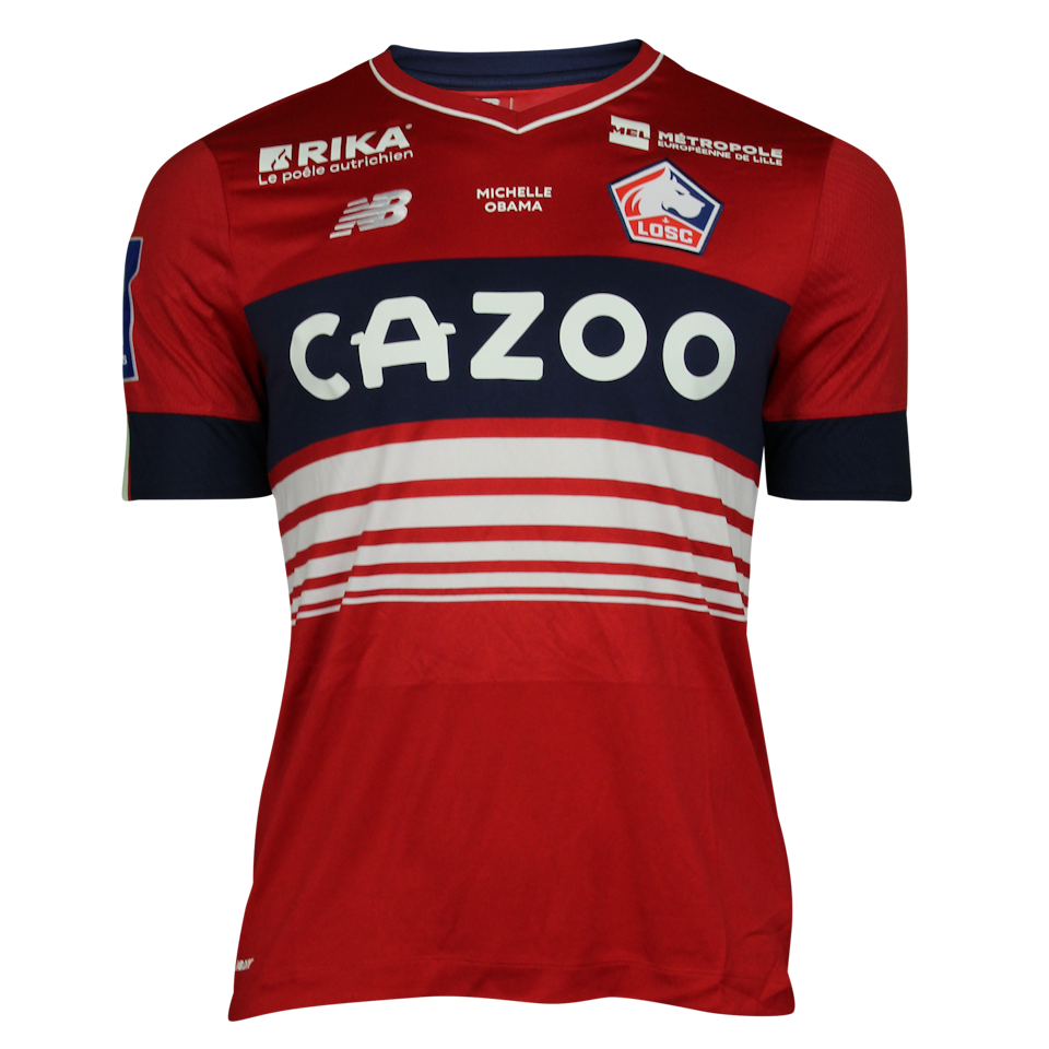 Alan Virginius LOSC Lille camisa.