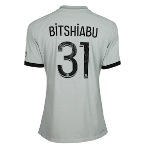 El Chadaille Bitshiabu Paris Saint-Germain jersey