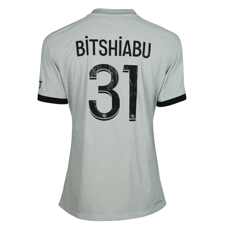 El Chadaille Bitshiabu Paris Saint-Germain jersey