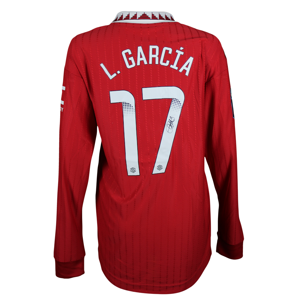 Lucía García Córdoba Manchester United WFC jersey