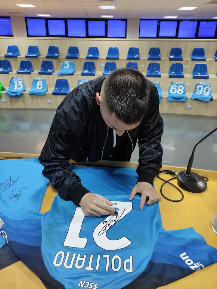 Napoli 팀의 Matteo Politano 셔츠