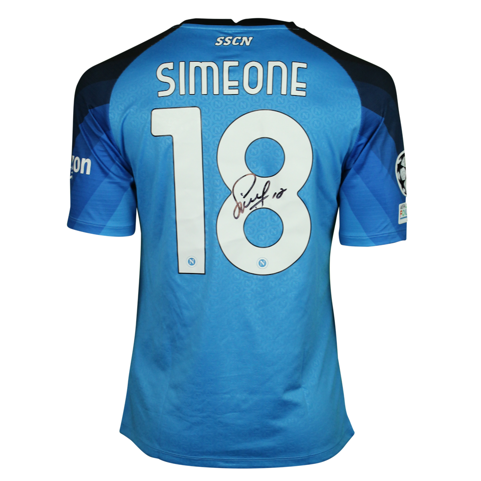 Napoli 팀의 Giovanni Simeone 셔츠
